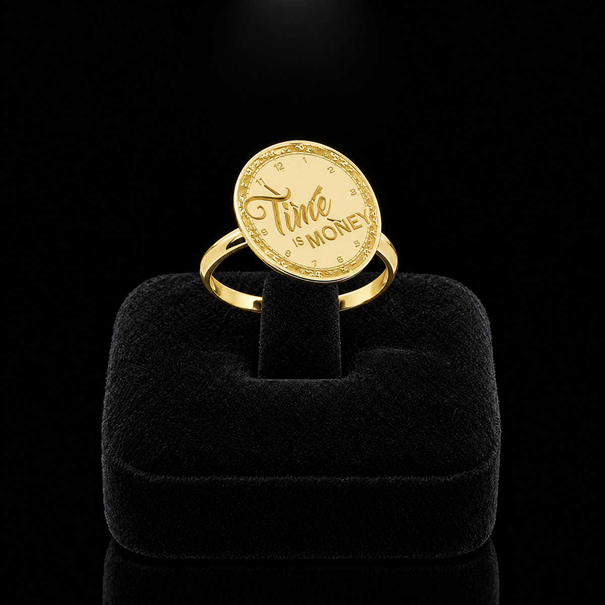 Bague Time Is Money Or 18K