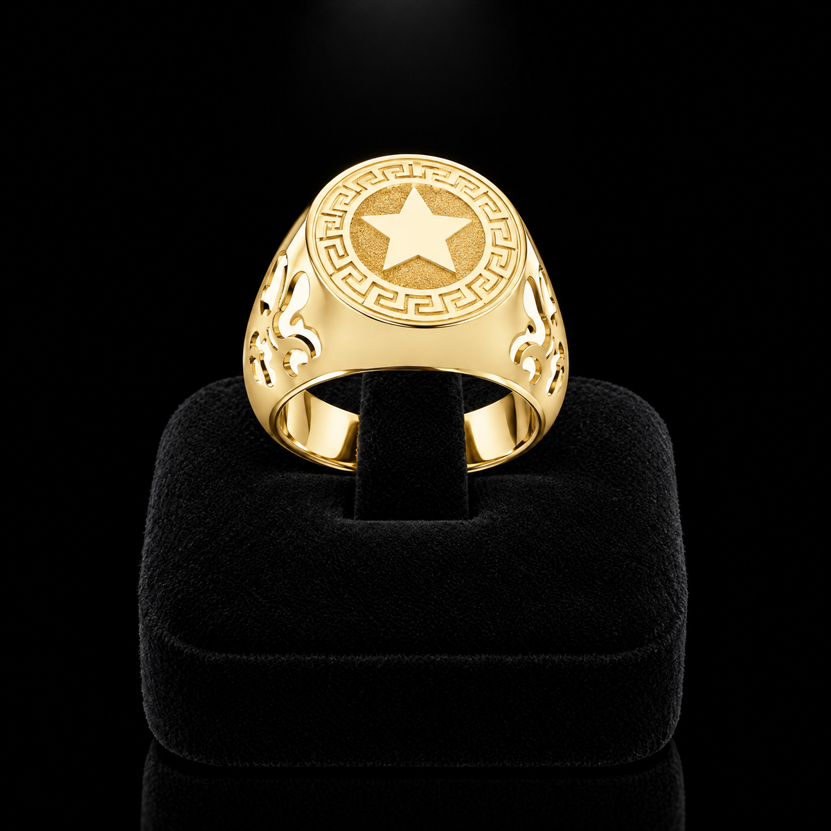 Chevalière Star Or 18K