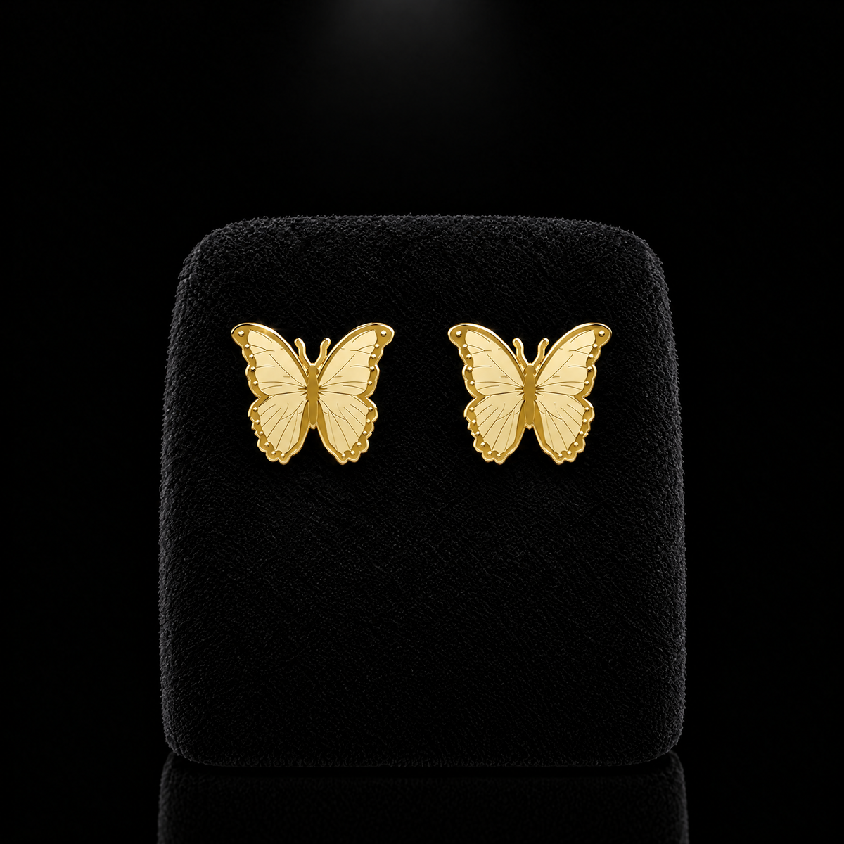 Boucles d'oreilles Papillon Or 18K