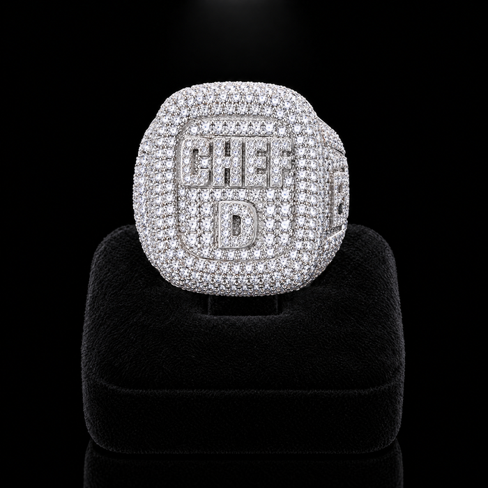 XXL Moissanite Name Ring