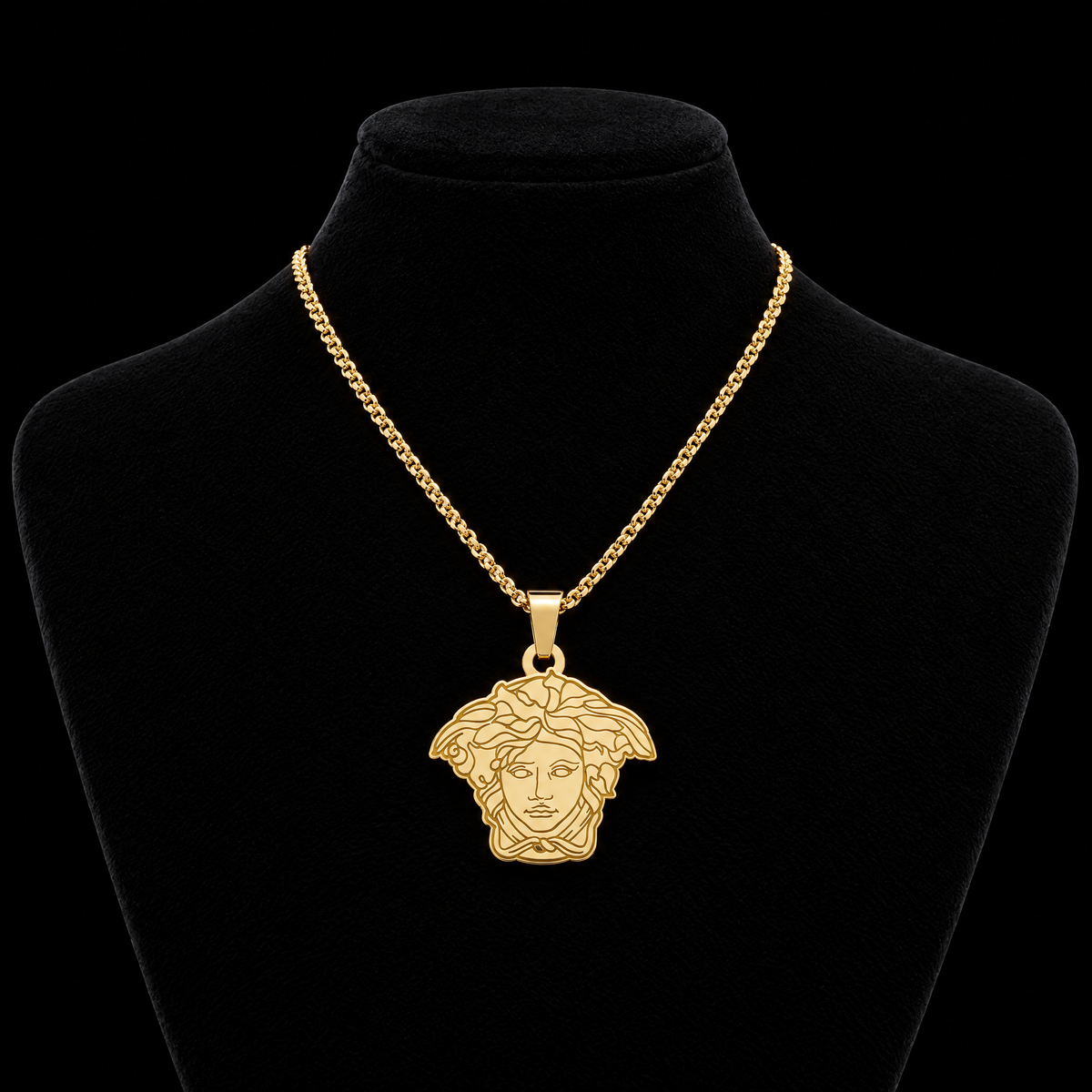 Pendentif Medusa Or 18K