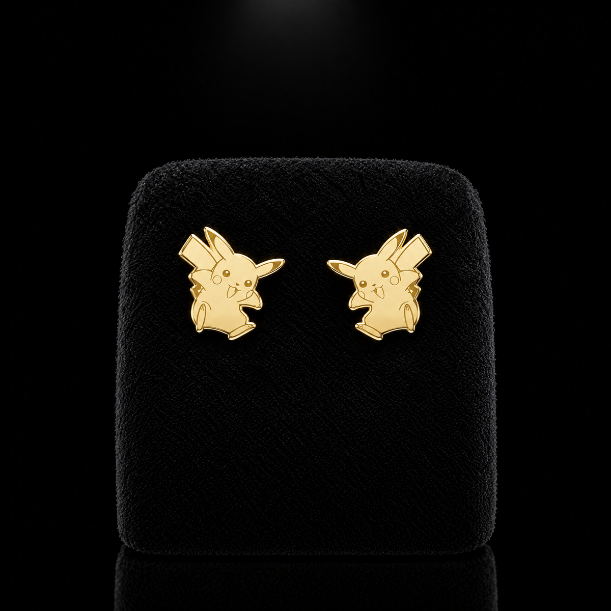 Boucles d'oreilles Pikachu Or 18K